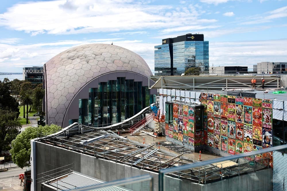 Striking first look at Geelong Arts Centre First Nations artwork